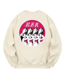 KMC0052 オールドガールズ 裏起毛スウェット - クリーム