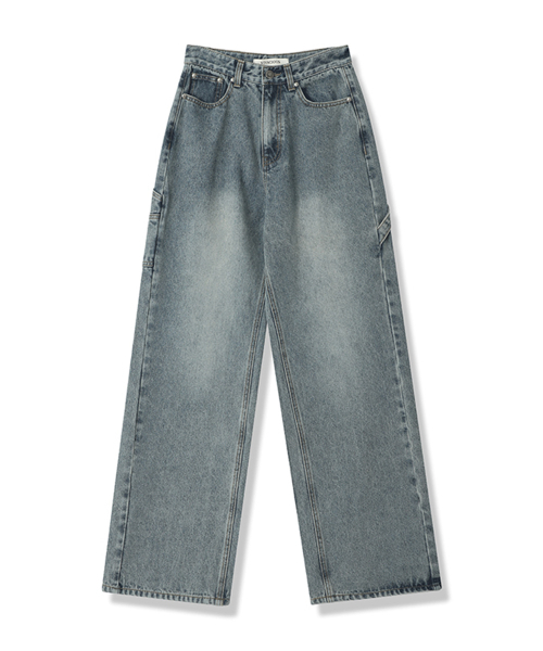 Vivacious（ビバシャス）の「Western Carpenter pants COTTON BLACK（デニムパンツ・レディース・ブラック・SMALL/LARGE/MEDIUM）」の3枚目の写真