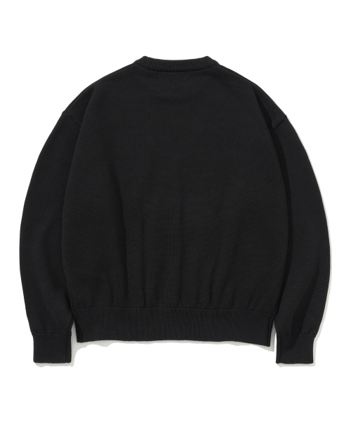 KNITTED（ニッティド）の「[NITTED X QWER DEMO] Let's Love Donut Round Knit BLACK（ニット/セーター・レディース・その他・LARGE/MEDIUM）」の11枚目の写真
