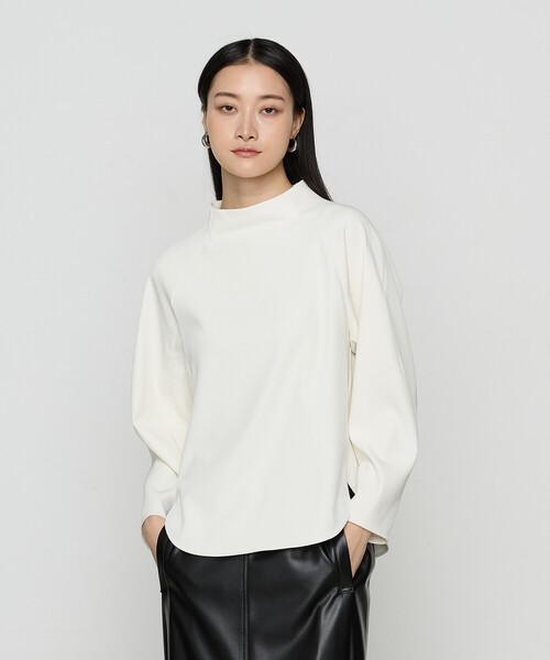 COMME CA(コムサ)の「〔 Sサイズ 〕 トリアセボディシェルピーチ プルオーバー(シャツ/ブラウス・レディース・オフホワイト/ブラック・5号)」の7枚目の写真