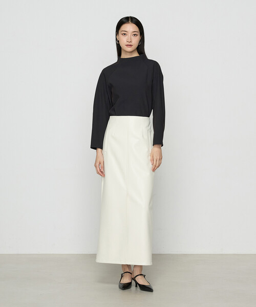 COMME CA(コムサ)の「〔 Sサイズ 〕 トリアセボディシェルピーチ プルオーバー(シャツ/ブラウス・レディース・オフホワイト/ブラック・5号)」の8枚目の写真