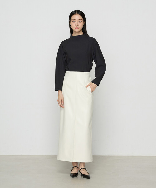 COMME CA(コムサ)の「〔 Sサイズ 〕 トリアセボディシェルピーチ プルオーバー(シャツ/ブラウス・レディース・オフホワイト/ブラック・5号)」の9枚目の写真