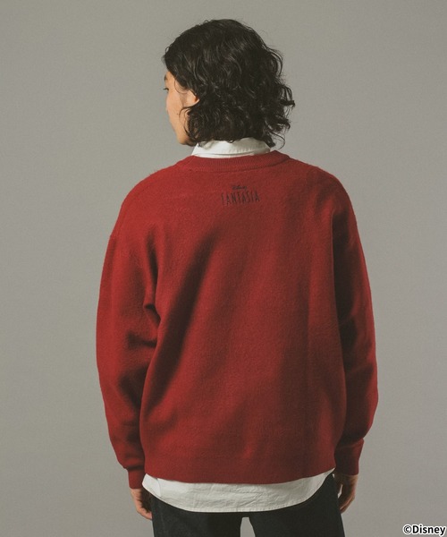 Disney(ディズニー)の「【FANTASIA/ファンタジア】モチーフシルエットニット(ニット/セーター・メンズ・オフホワイト/ブラック/ワインレッド・LARGE/MEDIUM)」の5枚目の写真