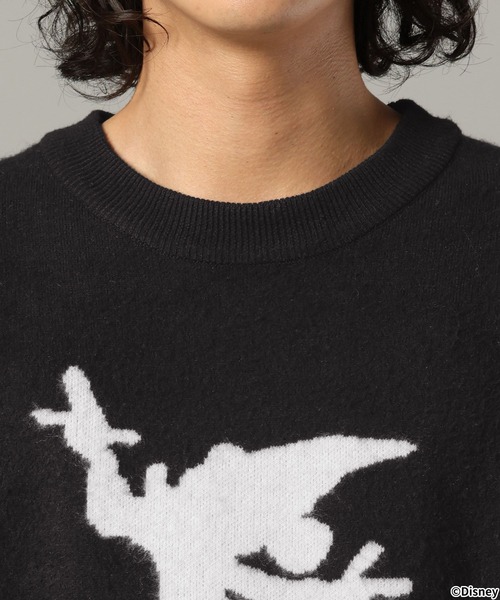 Disney(ディズニー)の「【FANTASIA/ファンタジア】モチーフシルエットニット(ニット/セーター・メンズ・オフホワイト/ブラック/ワインレッド・LARGE/MEDIUM)」の16枚目の写真
