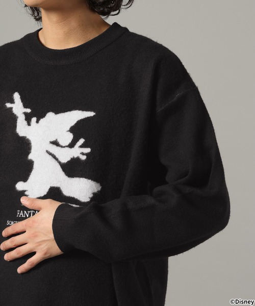 Disney(ディズニー)の「【FANTASIA/ファンタジア】モチーフシルエットニット(ニット/セーター・メンズ・オフホワイト/ブラック/ワインレッド・LARGE/MEDIUM)」の17枚目の写真