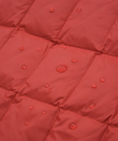 COVERNAT（カバーナット）の「[COVERNAT x WRANGLER] 袖切り替えコラボアートワーク軽量パッカブルダックダウンレッド（ダウンジャケット/コート・レディース・その他・X-LARGE/SMALL/MEDIUM）」の11枚目の写真