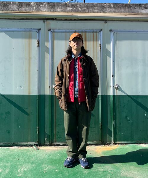 COVERNAT（カバーナット）の「[COVERNAT x WRANGLER] 袖切り替えコラボアートワーク軽量パッカブルダックダウンレッド（ダウンジャケット/コート・レディース・その他・X-LARGE/SMALL/MEDIUM）」の15枚目の写真