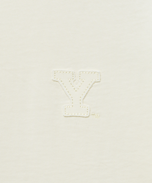 YALE(イェール)の「ウィメンズクロップアプリケ半袖Tシャツ_アイボリー(Tシャツ/カットソー・レディース・その他・SMALL/MEDIUM)」の5枚目の写真