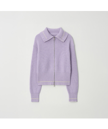 2-WAY WOOL ZIP-UP KNIT