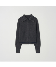2-WAY WOOL ZIP-UP KNIT