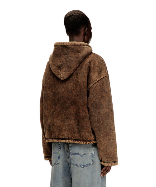 DIESEL（ディーゼル）の「ウィメンズ フード付きジャケット F-ELLA（パーカー・レディース・マルチ・X-SMALL/SMALL/MEDIUM/LARGE）」の4枚目の写真