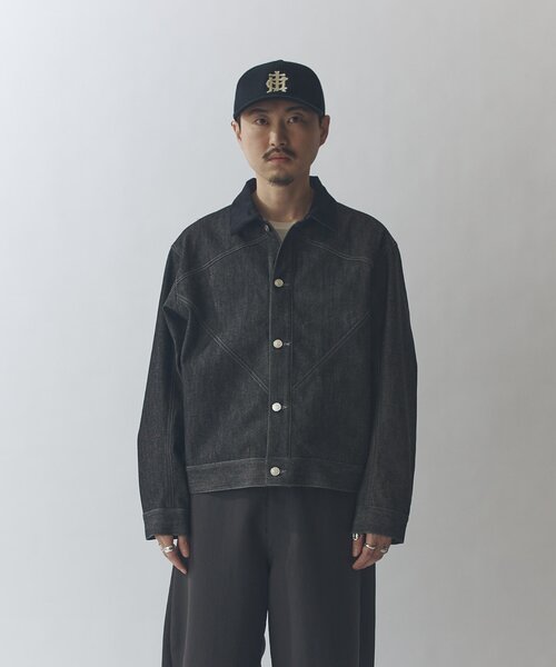 Lui's（ルイス）の「リジットボクシーデニムジャケット（デニムジャケット・メンズ・インディゴブルー/ブラック・S/M）」の17枚目の写真