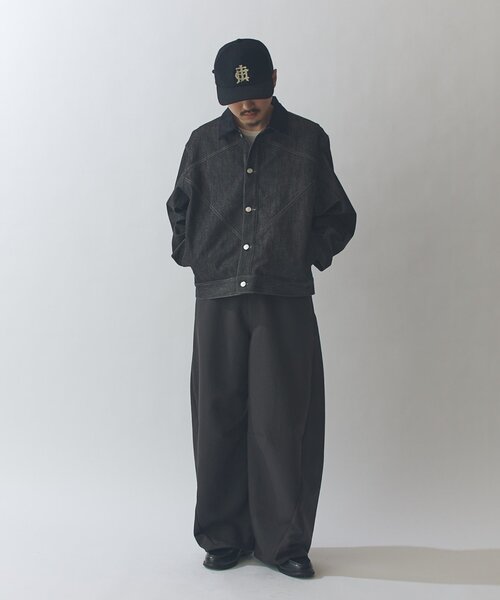 Lui's（ルイス）の「リジットボクシーデニムジャケット（デニムジャケット・メンズ・インディゴブルー/ブラック・S/M）」の21枚目の写真