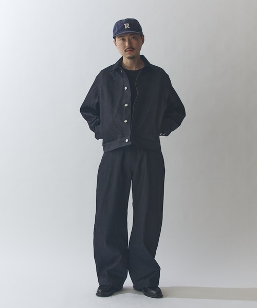 Lui's（ルイス）の「リジットボクシーデニムジャケット（デニムジャケット・メンズ・インディゴブルー/ブラック・S/M）」の11枚目の写真