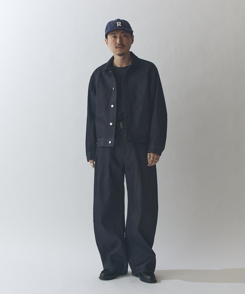 Lui's（ルイス）の「リジットボクシーデニムジャケット（デニムジャケット・メンズ・インディゴブルー/ブラック・S/M）」の12枚目の写真