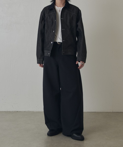 Lui's（ルイス）の「リジットボクシーデニムジャケット（デニムジャケット・メンズ・インディゴブルー/ブラック・S/M）」の17枚目の写真