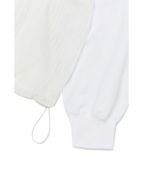 CURRENT（カレント）の「SIGNATURE SHEER SWEATSHIRT [WHITE]（スウェット・レディース・その他・FREE）」の5枚目の写真