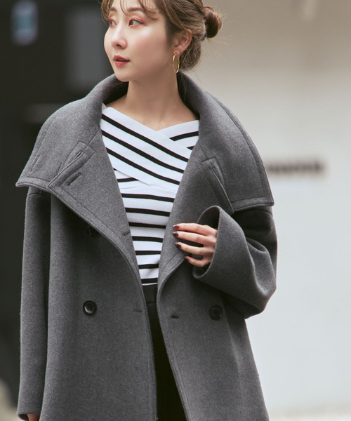 セール】《追加・WEB限定カラー》スタンドカラーオーバーコート
