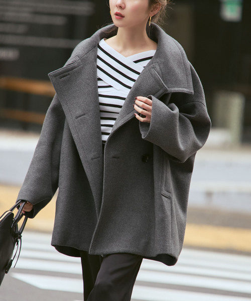 セール】《追加・WEB限定カラー》スタンドカラーオーバーコート
