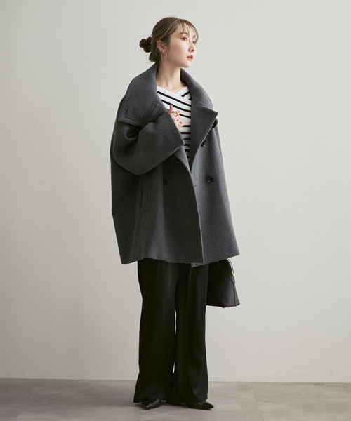 セール】《追加・WEB限定カラー》スタンドカラーオーバーコート
