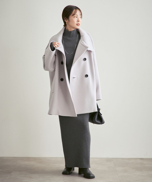 セール】《追加・WEB限定カラー》スタンドカラーオーバーコート