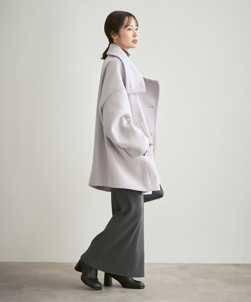 追加・WEB限定カラー》スタンドカラーオーバーコート（その他アウター