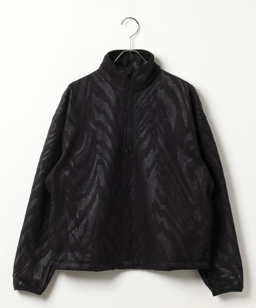 adidas(アディダス)の「【HEREIAM】adidas(アディダス)/ポーラーフリースハーフジップ(その他トップス・レディース・ブラウン系/ブラック・MEDIUM/LARGE)」の2枚目の写真