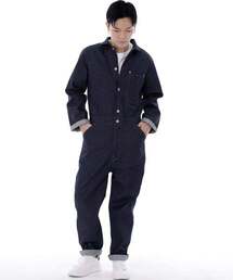 SAINTCREW（セントクルー）の「シティボーイボタンジャンプスーツ CBB-507 デニムインディゴ（つなぎ/オールインワン・メンズ）」