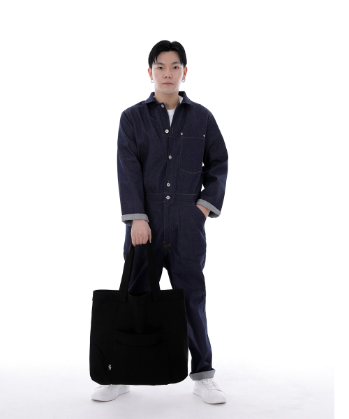 SAINTCREW(セントクルー)の「シティボーイボタンジャンプスーツ CBB-507 デニムインディゴ(つなぎ/オールインワン・メンズ・その他・MEDIUM/LARGE/X-LARGE)」の2枚目の写真