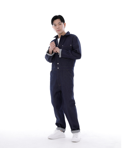 SAINTCREW(セントクルー)の「シティボーイボタンジャンプスーツ CBB-507 デニムインディゴ(つなぎ/オールインワン・メンズ・その他・MEDIUM/LARGE/X-LARGE)」の4枚目の写真