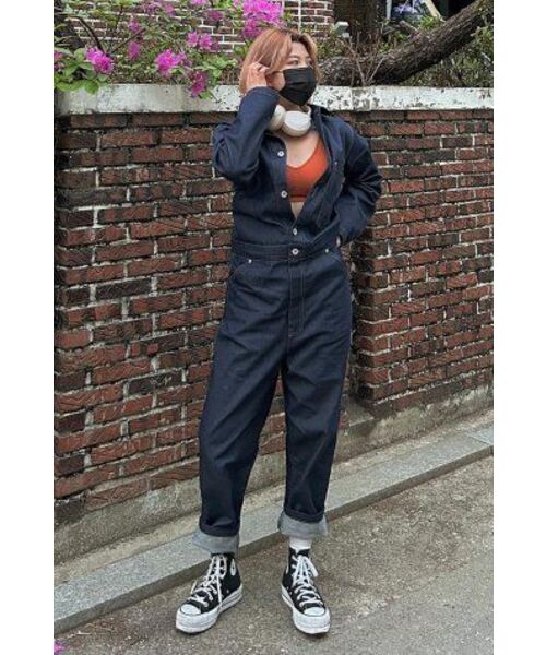 SAINTCREW(セントクルー)の「シティボーイボタンジャンプスーツ CBB-507 デニムインディゴ(つなぎ/オールインワン・メンズ・その他・MEDIUM/LARGE/X-LARGE)」の8枚目の写真