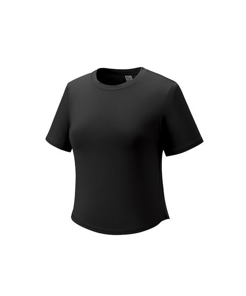 BLACK MONSTER FIT(ブラックモンスターフィット)の「クールベースラウンドクロップショートスリーブ (5カラー) / BM231124(Tシャツ/カットソー・レディース・スカイブルー/ブラック/ベージュ/アイボリー/ライトピンク・SMALL/MEDIUM/LARGE/X-LARGE)」の3枚目の写真