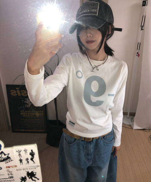 SEW-B(ソービー)の「セミクロップナインナイン長袖Tシャツ(Tシャツ/カットソー・レディース・その他・FREE)」の2枚目の写真
