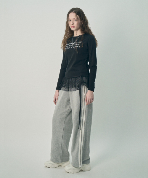 MIHEV(ミヘブ)の「スローガンロングスリーブブラック(Tシャツ/カットソー・レディース・その他・MEDIUM/LARGE)」の3枚目の写真