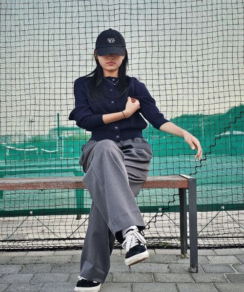 THAT'S IT（ザッツイット）の「ワンタックワイドフィットスラックス_チャコール（スラックス・レディース・チャコール・MEDIUM/LARGE/X-LARGE）」の13枚目の写真