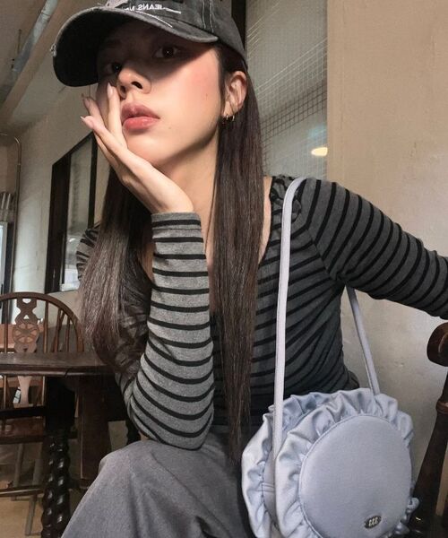 THAT'S IT（ザッツイット）の「ワンタックワイドフィットスラックス_チャコール（スラックス・レディース・チャコール・MEDIUM/LARGE/X-LARGE）」の15枚目の写真