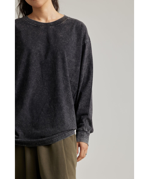 PHILIPPAKER(フィリップペイカー)の「ビエムシー ソリッド オーバーサイズ ピグメント ロングスリーブ ブラック(Tシャツ/カットソー・メンズ・その他・MEDIUM/LARGE/X-LARGE)」の10枚目の写真