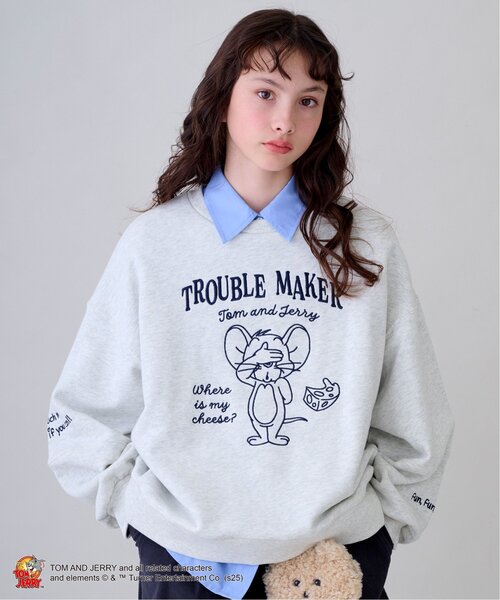 TOM and JERRY】裏毛プルオーバー（スウェット）｜pom ponette junior