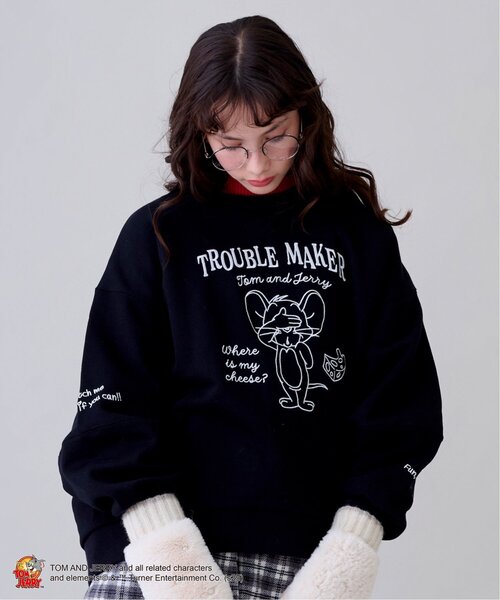 TOM and JERRY】裏毛プルオーバー（スウェット）｜pom ponette junior
