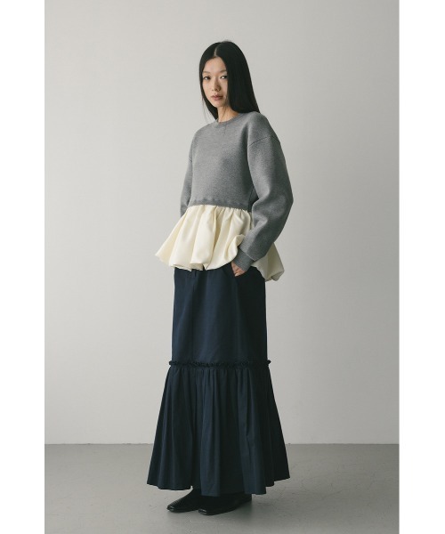 ヘムバルーンニットトップ（ニット/セーター）｜STYLEMIXER（スタイル