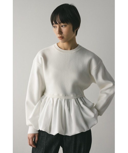 ヘムバルーンニットトップ（ニット/セーター）｜STYLEMIXER（スタイル