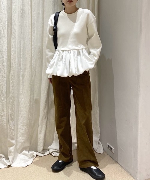 ヘムバルーンニットトップ（ニット/セーター）｜STYLEMIXER（スタイル