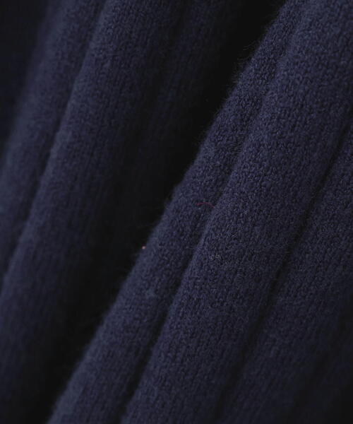 NATURAL BEAUTY BASIC（ナチュラルビューティーベーシック）の「◇スキッパーリブニットワンピース（ワンピース・レディース・ブルー/オフホワイト/ネイビー・MEDIUM/P/S）」の20枚目の写真