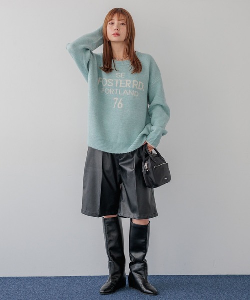 BAYFLOW（ベイフロー）の「[長財布も入る]ミニスクエアボストン（ハンドバッグ・レディース・ピンク/モカ/アイボリー/ブラック・FREE）」の6枚目の写真