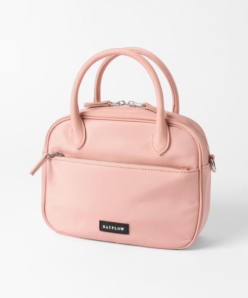 BAYFLOW（ベイフロー）の「[長財布も入る]ミニスクエアボストン（ハンドバッグ・レディース・ピンク/モカ/アイボリー/ブラック・FREE）」の17枚目の写真