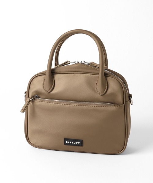 BAYFLOW（ベイフロー）の「[長財布も入る]ミニスクエアボストン（ハンドバッグ・レディース・ピンク/モカ/アイボリー/ブラック・FREE）」の18枚目の写真