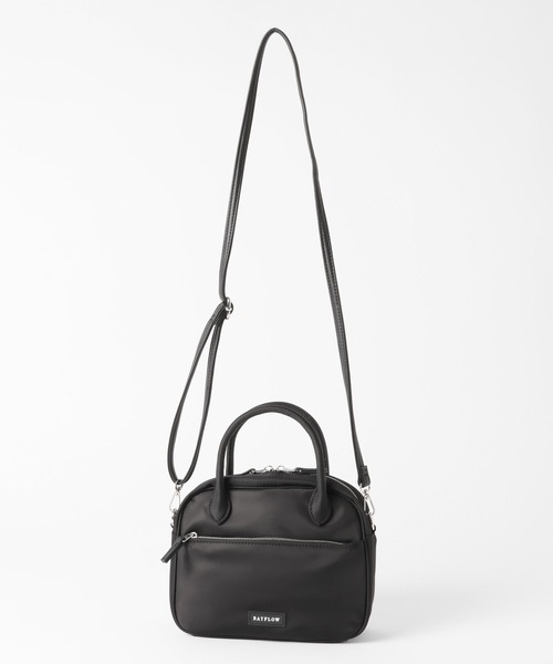 BAYFLOW（ベイフロー）の「[長財布も入る]ミニスクエアボストン（ハンドバッグ・レディース・ピンク/モカ/アイボリー/ブラック・FREE）」の19枚目の写真