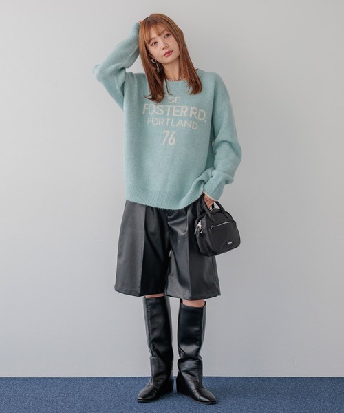 BAYFLOW（ベイフロー）の「[500mlペットボトル収納可]ミニスクエアボストン（ハンドバッグ・レディース・ピンク/モカ/アイボリー/ブラック・FREE）」の19枚目の写真