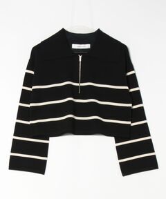 Striped Turtleneck Knit Pullover（ニット/セーター）｜Her lip to