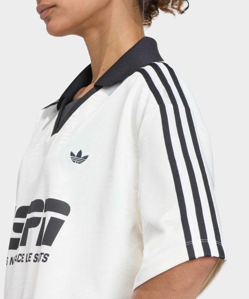 adidas(アディダス)の「adidas/アディダス FOOBALL JERSEY SPONSPOR スリーストライプス サッカーシャツ 秋 秋服 2026年秋冬(Tシャツ/カットソー・レディース・ブラック/イエロー/オフホワイト・S/M)」の12枚目の写真